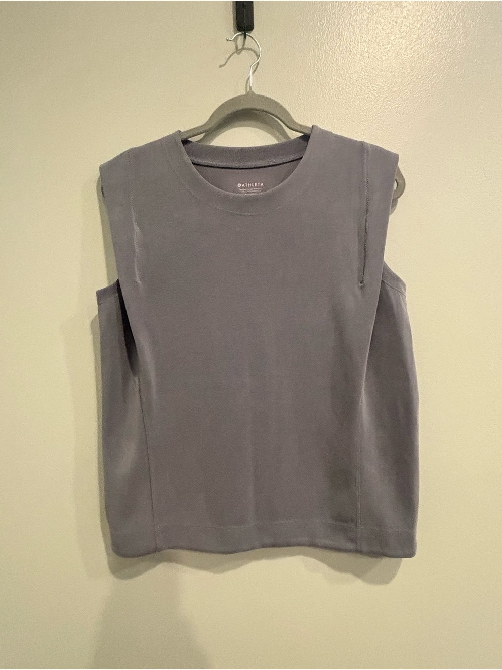 Athleta S Casual Sleeveless Top & Wide-Leg Pants Set in Dusty Lavender - Picture 8 of 9